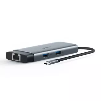TP-Link UH6120C USB-C vozlišče 6v1 (2xUSB3.2Gen1, 1xUSB-C3.2Gen1, 1xGbE, 1xHDMI, PD 100W)