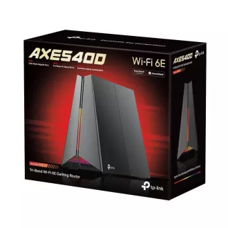 Usmerjevalnik TP-Link Archer GXE75 EasyMesh WiFi6E (AXE5400, 2, 4GHz/5GHz/6GHz, 1x2, 5GbELAN/WAN, 1xGbELAN/WAN, 3xGbELAN, 1xUSB3.0)