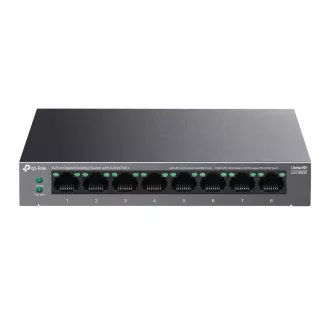 TP-Link LiteWave stikalo LS108GP (8xGbE, 8xPoE , 62W, brez ventilatorja)