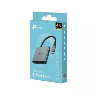 TP-Link UH3020C USB-C vozlišče 3v1 (1xUSB3.2Gen1, 1xUSB-C3.2Gen1, 1xHDMI, PD 100W)