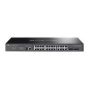TP-Link OMADA stikalo SG5428X (24xGbE, 4xSFP , 1xUSB2.0, 2xkonzola, brez ventilatorja)
