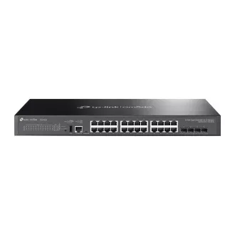 TP-Link OMADA stikalo SG5428X (24xGbE, 4xSFP , 1xUSB2.0, 2xkonzola, brez ventilatorja)
