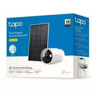 TP-Link Tapo C460 KIT zunanja kamera, sončna plošča (8MP, 4K, 2160p, IR 15m, WiFi, micro SD kartica, IP66)