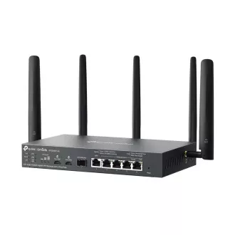 Usmerjevalnik TP-Link ER706WP-4G OMADA VPN 4G Cat6 (AX3000, 1xSFP WAN/LAN, 1xGbEWAN, 4xGbELAN/WAN, 4xPoE , 45W, 2xnanoSIM)
