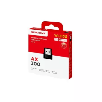 MERCUSYS MA14N WiFi6 USB nano adapter (AX300, 2, 4GHz, USB2.0)