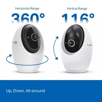TP-Link Tapo C260 domača notranja kamera (8 MP, 4K 2160p, IR 12 m, WiFi, micro SD kartica)