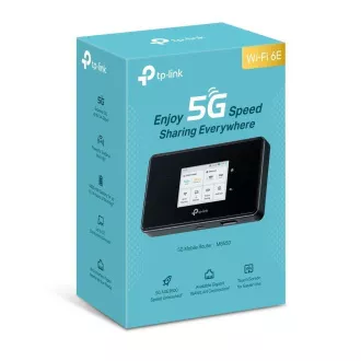 TP-Link M8550 prenosni WiFi6E usmerjevalnik (AXE3600, 5G/4G LTE, 2, 4GHz/5GHz/6GHz, 1xGbE, 1xUSB-C, 1xnanoSIM, 1xmicroSD)