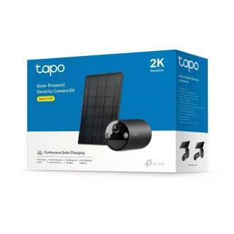 TP-Link Tapo C411 KIT zunanja kamera, sončna plošča (3MP, 2K QHD, 1296p, IR 9m, WiFi, micro SD kartica, IP65)