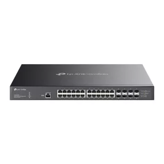 TP-Link OMADA stikalo SX3832MPP (24x10GbE, 8xSFP , 24xPoE  , 770W, 1xkonzola, 1xUSB-C)