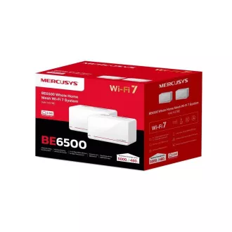 MERCUSYS Halo H37BE(2 paketa) WiFi7 Mesh (BE6500, 2, 4GHz/5GHz, 2x2, 5GbELAN/WAN, 1xGbELAN/WAN)