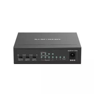 MERCUSYS stikalo MS106P (6x100Mbps, 4xPoE , 67W, brez ventilatorja) MERCUSYS stikalo MS106P (6x100Mbps, 4xPoE , 67W, brez ventilatorja)