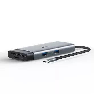 TP-Link UH7021C USB-C vozlišče 7v1 (3x USB3.2Gen1, 1xUSB-C3.2Gen1, 1xHDMI, 1xSD, 1xmicroSD, PD 100W)
