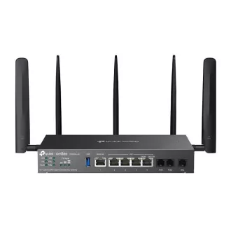 TP-Link DR3650v-4G OMADA ADSL/VDSL/4GLTE prehod (AX3000, 2xFXS, 1xDSL, 2, 4GHz/5GHz, 1xGbELAN/WAN, 4xGbE, 1xUSB3.0, 2xnanoSIM)