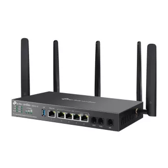 TP-Link DR3650v-4G OMADA ADSL/VDSL/4GLTE prehod (AX3000, 2xFXS, 1xDSL, 2, 4GHz/5GHz, 1xGbELAN/WAN, 4xGbE, 1xUSB3.0, 2xnanoSIM)