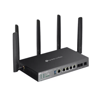 TP-Link DR3650v-4G OMADA ADSL/VDSL/4GLTE prehod (AX3000, 2xFXS, 1xDSL, 2, 4GHz/5GHz, 1xGbELAN/WAN, 4xGbE, 1xUSB3.0, 2xnanoSIM)