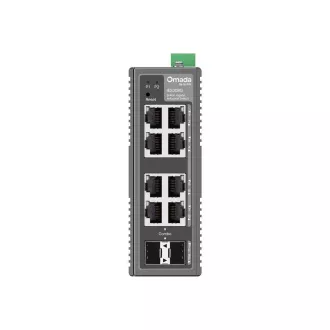 TP-Link OMADA industrijsko stikalo IES208G (6xGbE, 2xGbE/SFPcombo, DIN, IP40, brez ventilatorja)