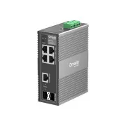 TP-Link OMADA industrijsko stikalo IES206G (4xGbE, 1xGbE/SFPcombo, 1xSFP, DIN, IP40, brez ventilatorja)