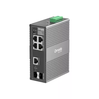 TP-Link OMADA industrijsko stikalo IES206G (4xGbE, 1xGbE/SFPcombo, 1xSFP, DIN, IP40, brez ventilatorja)