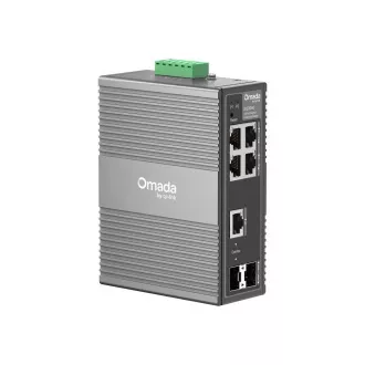 TP-Link OMADA industrijsko stikalo IES206G (4xGbE, 1xGbE/SFPcombo, 1xSFP, DIN, IP40, brez ventilatorja)
