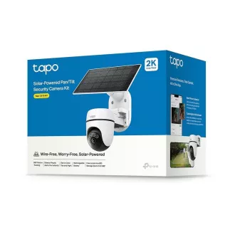 TP-Link Tapo C610 KIT zunanja kamera, sončna plošča (3MP, 2K, 1296p, IR 10m, WiFi, micro SD kartica, IP65)