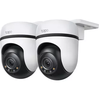 TP-Link Tapo C510W(2-pack) zunanja kamera, (3MP, PTZ, 2K 1296p, WiFi, IR 30m, micro SD kartica)