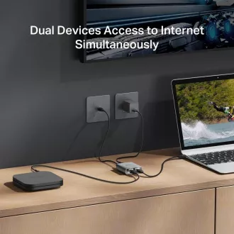 TP-Link EH210 gigabitni ethernetni razdelilnik (3xGbE, USB-C)