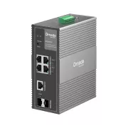 TP-Link OMADA industrijsko stikalo IES206GPP (4xGbE, 1xGbE/SFPcombo, 1xSFP, 3xPoE , 1xPoE  , 120W, DIN, IP40, brez ventilatorja)