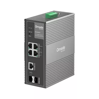 TP-Link OMADA industrijsko stikalo IES206GPP (4xGbE, 1xGbE/SFPcombo, 1xSFP, 3xPoE , 1xPoE  , 120W, DIN, IP40, brez ventilatorja)