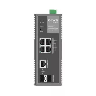 TP-Link OMADA industrijsko stikalo IES206GPP (4xGbE, 1xGbE/SFPcombo, 1xSFP, 3xPoE , 1xPoE  , 120W, DIN, IP40, brez ventilatorja)
