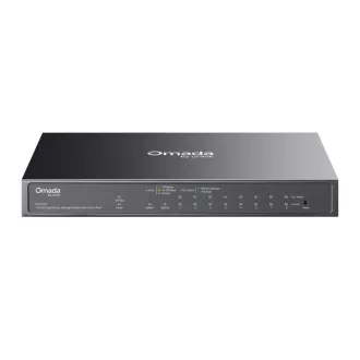 TP-Link OMADA stikalo ES210GP (9xGbE, 1xGbE/SFPcombo, 8xPoE , 63W, brez ventilatorja)