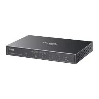 TP-Link OMADA stikalo ES210GP (9xGbE, 1xGbE/SFPcombo, 8xPoE , 63W, brez ventilatorja)