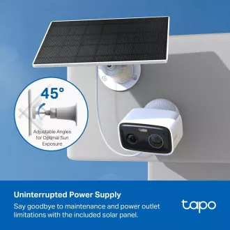 TP-Link Tapo C400 KIT zunanja kamera, sončna plošča (2MP, 1080p, IR 10m, WiFi, micro SD kartica, IP65)