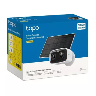 TP-Link Tapo C400 KIT zunanja kamera, sončna plošča (2MP, 1080p, IR 10m, WiFi, micro SD kartica, IP65)