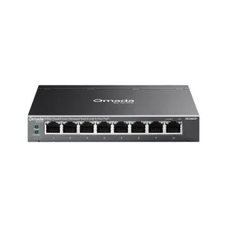 TP-Link OMADA stikalo ES208GP (8xGbE, 8xPoE , 64W, brez ventilatorja)