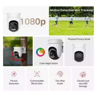 MERCUSYS MC500 zunanja kamera (FHD, 1080p, IR 30m, WiFi, microSD)