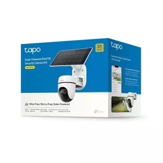 TP-Link Tapo C630 KIT zunanja kamera, sončna plošča (5MP, 3K, 1620p, IR 16m, WiFi, micro SD kartica, IP65)