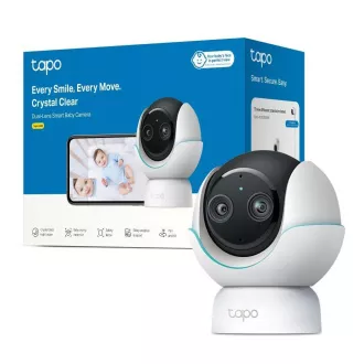Otroški monitor TP-Link Tapo C840 z dvema objektivoma (4 MP, 2K 1440p, IR, WiFi, micro SD kartica)