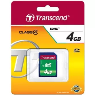 TRANSCEND SDHC kartica 4GB razreda 4