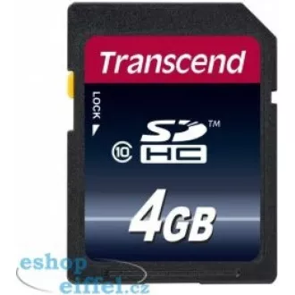 TRANSCEND SDHC Premium 4 GB, razred 10