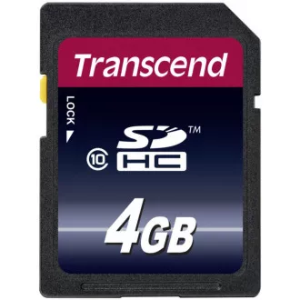 TRANSCEND SDHC Premium 4 GB, razred 10