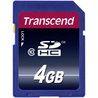 TRANSCEND SDHC Premium 4 GB, razred 10
