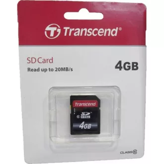 TRANSCEND SDHC Premium 4 GB, razred 10
