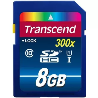 TRANSCEND SDHC kartica 8GB Premium, Class 10 UHS-I, 300X