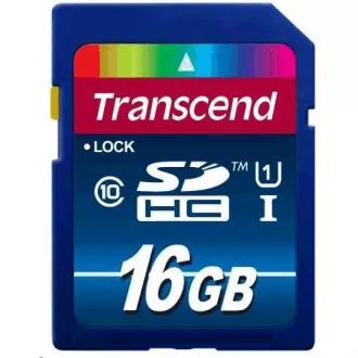 TRANSCEND SDHC Premium 16 GB, razred 10 UHS-I, 300X (45 MB/s)