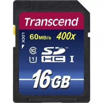 TRANSCEND SDHC Premium 16 GB, razred 10 UHS-I, 300X (45 MB/s)