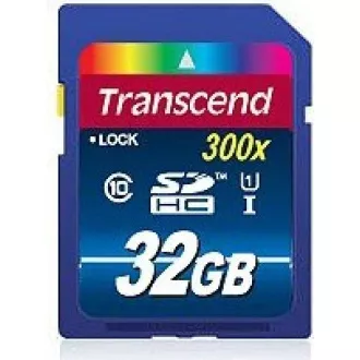 TRANSCEND Kartica SDHC 32 GB Premium, razred 10 UHS-I, 300X TRANSCEND Kartica SDHC 32 GB Premium, razred 10 UHS-I, 300X