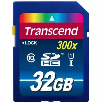 TRANSCEND Kartica SDHC 32 GB Premium, razred 10 UHS-I, 300X TRANSCEND Kartica SDHC 32 GB Premium, razred 10 UHS-I, 300X
