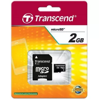 TRANSCEND Kartica MicroSD 2 GB, brez adapterja