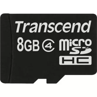TRANSCEND MicroSDHC kartica 8 GB razreda 4, brez adapterja