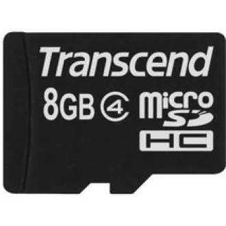 TRANSCEND MicroSDHC kartica 8 GB razreda 4, brez adapterja